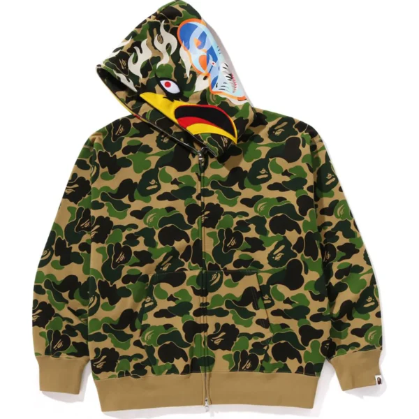 Bape X Readymade ABC Camo Eagle Relaxed Fit Full Zip Hoodie Mens