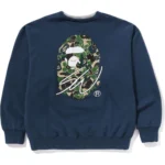 Bape X Sean Wotherspoon 4WAY Crewneck Mens-Blue