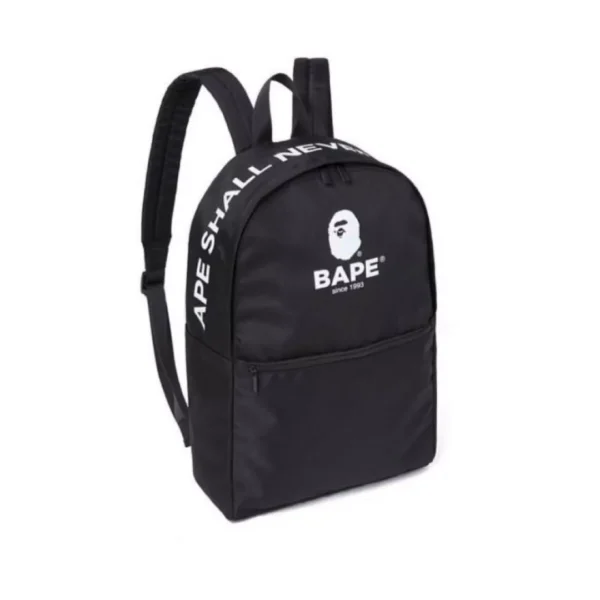 Bape a Bathing Ape Backpack Ape Head Logo Black 2026