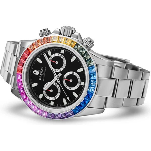 Bapex® Type 4 Crystal Stone Mens-Silver