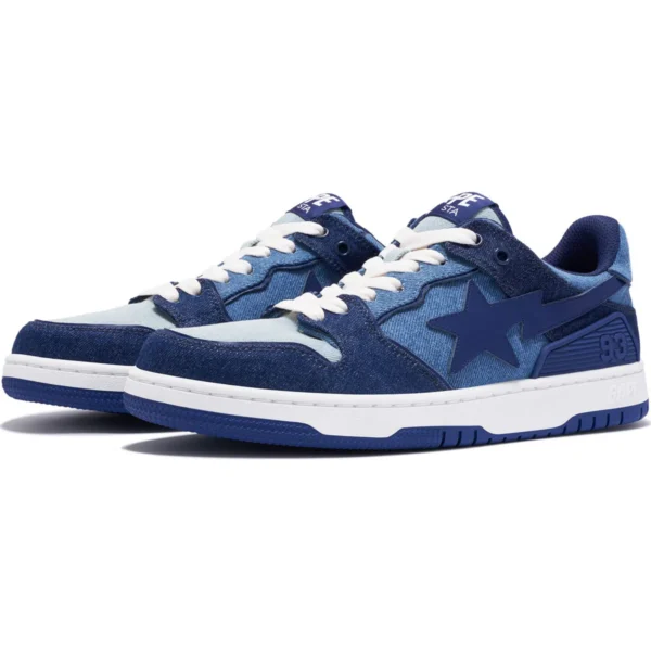 Bape® SK8 Sta Denim Mens-Blue