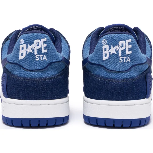 Bape® SK8 Sta Denim Mens-Blue