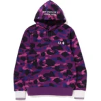 Bape® X Fred Perry Color Camo Zip Hoodie – Purple