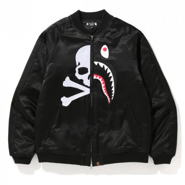 MM Bape Souvenir Jacket Mens-Black