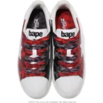 Skull Sta Bape X Coca-Cola Ladies-Red Shoes