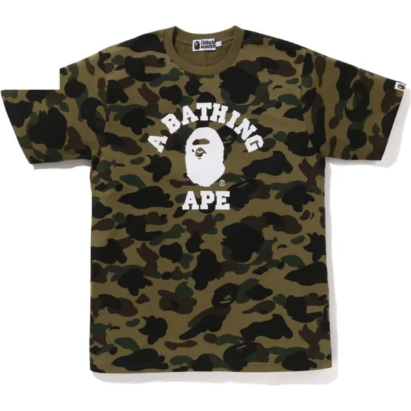 Bape 1st Camo College Tee
