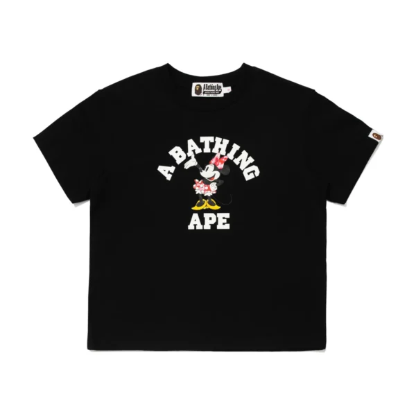 BAPE X Disney Minnie Mouse College Relaxed Mini Tee