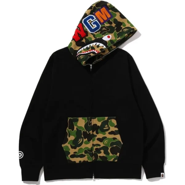 Bape ABC Camo Shark Full Zip Hoodie