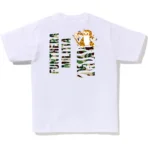 Bape ABC Camo Tiger Tee Mens-White