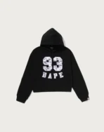 Bape Camo Lace Patch Boxy Cropped Pullover Hoodie Ladies