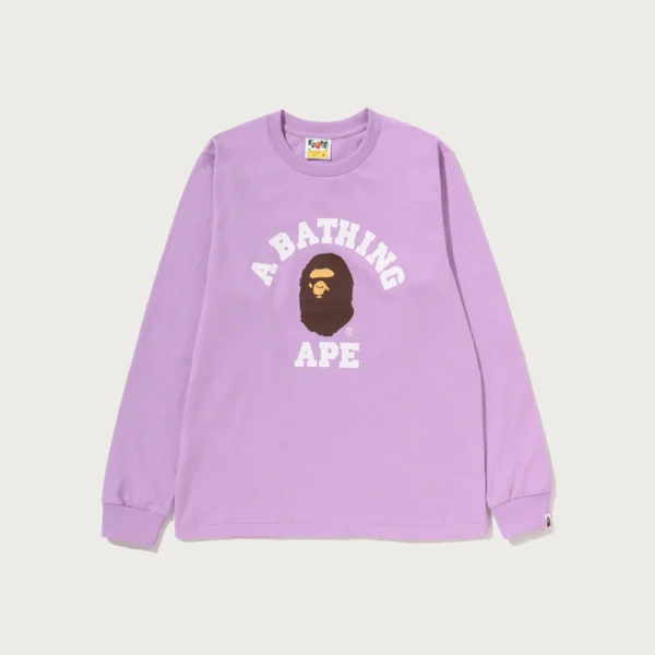 Bape College LS Tee Ladies