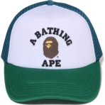 Bape College Mesh Cap Mens - Green