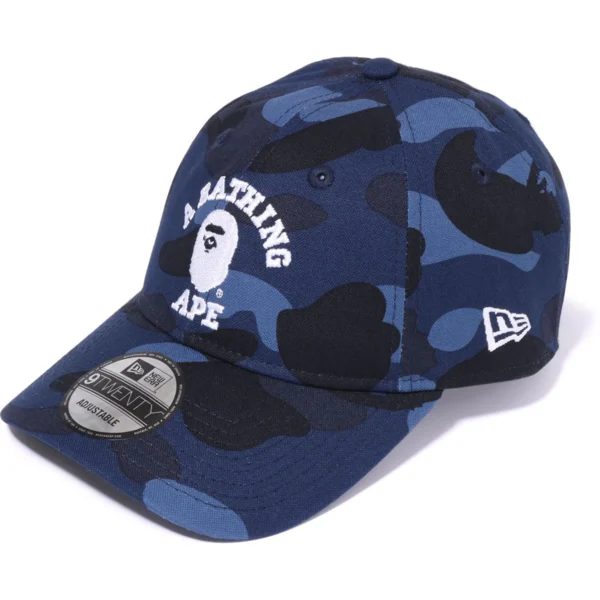 Bape Color Camo College New Era 9TWENTY Cap Mens - Blue