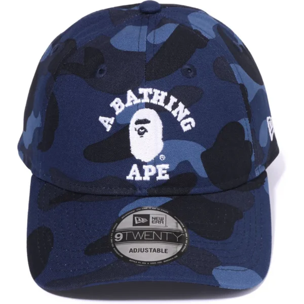 Bape Color Camo College New Era 9TWENTY Cap Mens - Blue