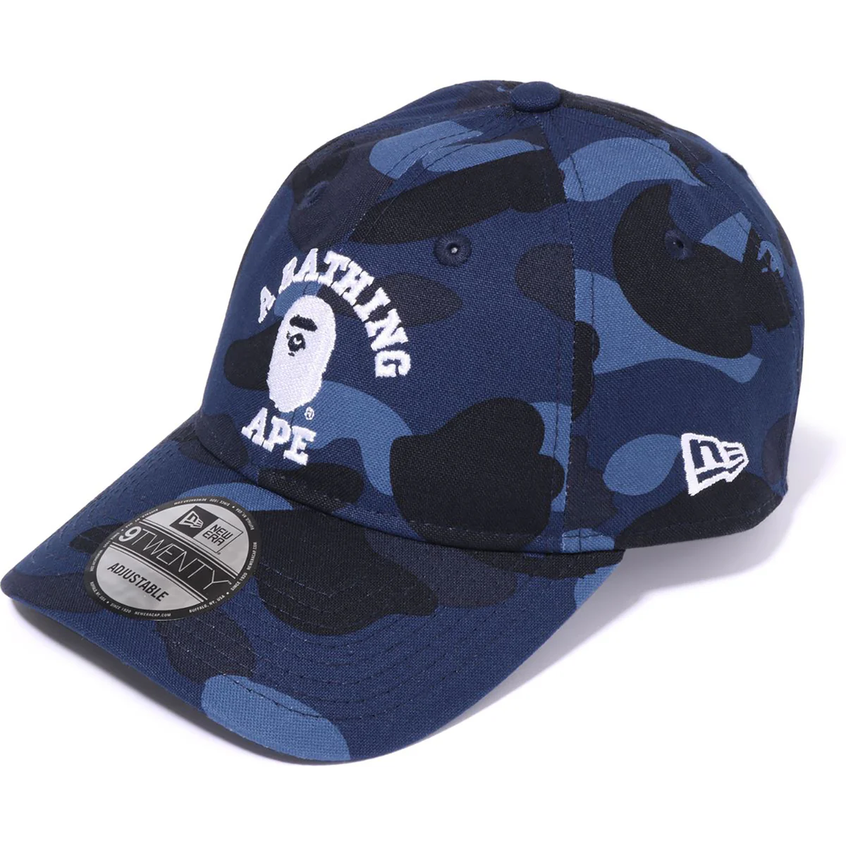 Bape Color Camo College New Era 9TWENTY Cap Mens - Blue Bape Color Camo College New Era 9TWENTY Cap Mens - Blue