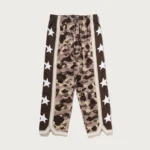 Bape Color Camo Mesh High Relaxed Fit Pants Mens