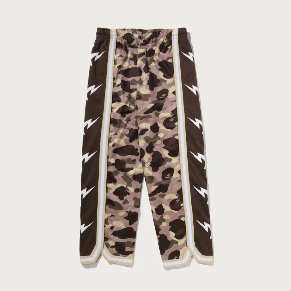Bape Color Camo Mesh High Relaxed Fit Pants Mens