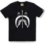Bape Crystal Stone Shark Tee Ladies-Black