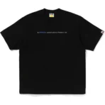 Bape Hightlight Logo Relaxed Fit Tee Mens-Black