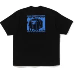 Bape Hightlight Logo Relaxed Fit Tee Mens-Black