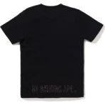 Bape Leopard Ape Face Sta Tee - Black