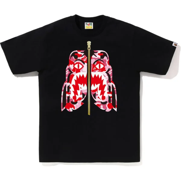 Bape Lothing ABC Camo Tiger Tee Mens-Black