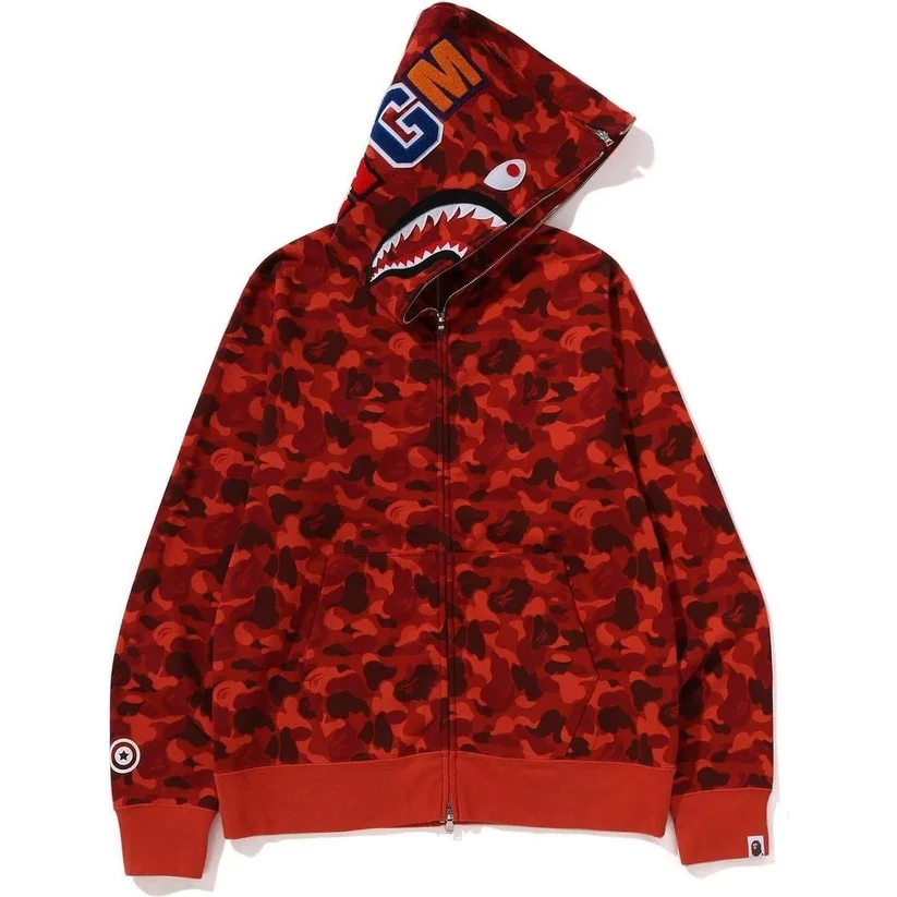 Bape Rakuten Camo Separate Shark Full Zip Hoodie Bape Rakuten Camo Separate Shark Full Zip Hoodie