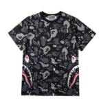 Bape Space Camo Side Shark Tee