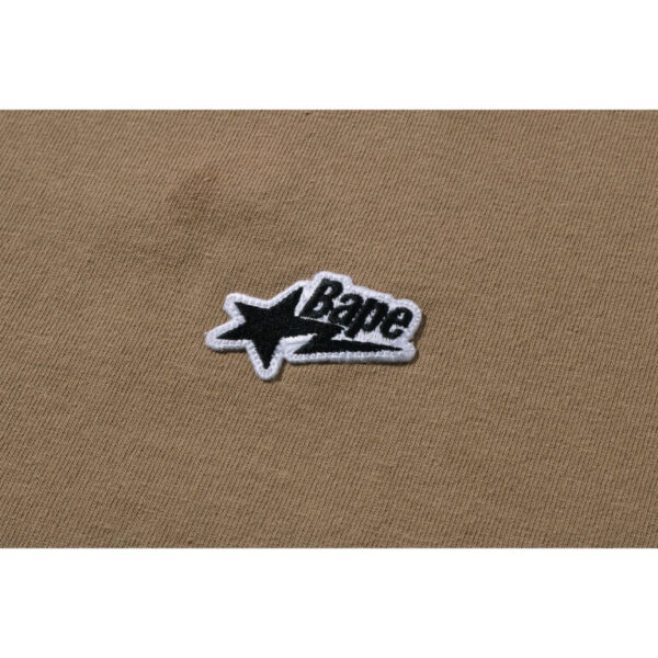 Bape Sta One Point Tee Mens-Beige