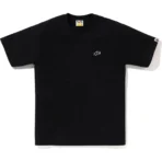 Bape Sta One Point Tee Mens-Black