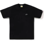 Bape Sta One Point Tee Mens-Black
