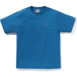 Bape Sta One Point Tee Mens-Blue
