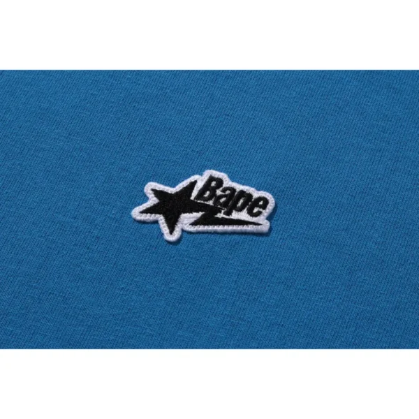 Bape Sta One Point Tee Mens-Blue