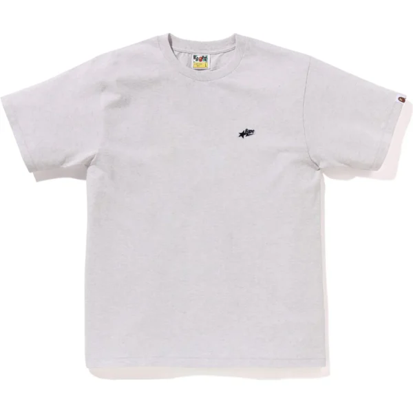 Bape Sta One Point Tee Mens-Grey