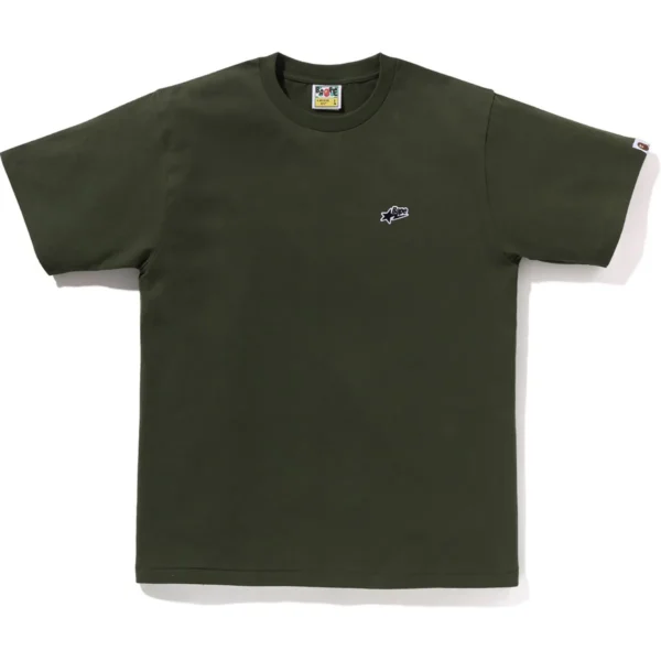 Bape Sta One Point Tee Mens-Olive Dark
