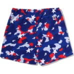 Bape Sta Strike Camo Sweat Shorts Ladies