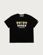 Bape X Aespa Baby Milo Lemonade Mini Tee Ladies