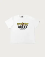 Bape X Aespa Baby Milo Lemonade Mini Tee Ladies White