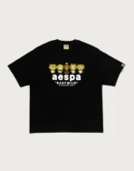 Bape X Aespa Baby Milo Lemonade Relaxed Fit Tee Mens