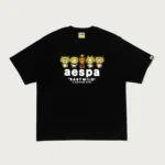 Bape X Aespa Baby Milo Lemonade Relaxed Fit Tee Mens