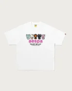 Bape X Aespa Baby Milo Tee Ladies