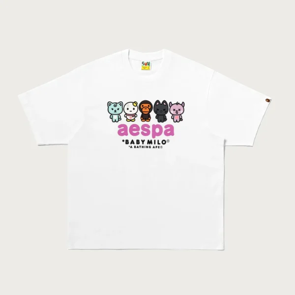 Bape X Aespa Baby Milo Tee Ladies