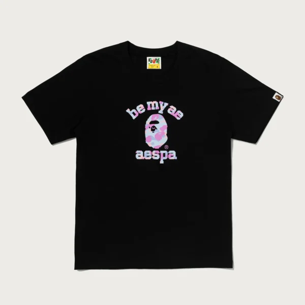 Bape X Aespa College Tee Ladies