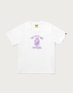 Bape X Aespa College Tee Ladies White