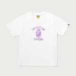 Bape X Aespa College Tee Ladies White