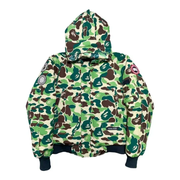 Bape X Canada Goose X Concepts Chilliwack Jacket - Green