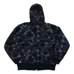 Bape X Carhartt Camo Jacket - Black