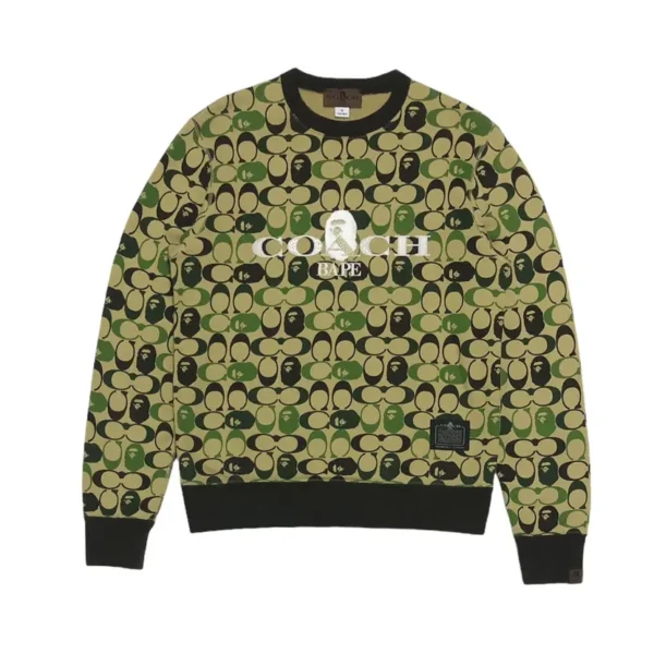 Bape X Coach Crewneck - Green