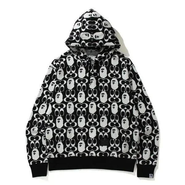 Bape X Coach Pullover Hoodie - Black