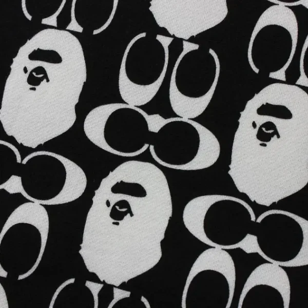 Bape X Coach Pullover Hoodie - Black